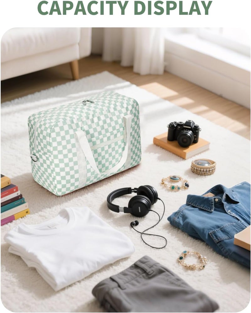 Narwey For Spirit Airlines Personal Item Bag 18x14x8 Foldable Travel Duffel Bag Tote Carry on Luggage Duffle Overnight for Women and Men - Image 4